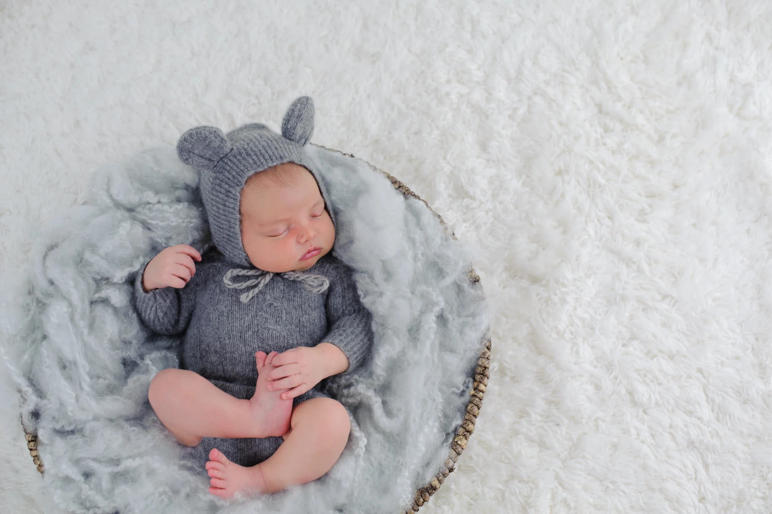 Newborn studio setup